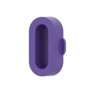 Силиконовая заглушка для защиты зарядного порта часов Garmin / Фиолетовая