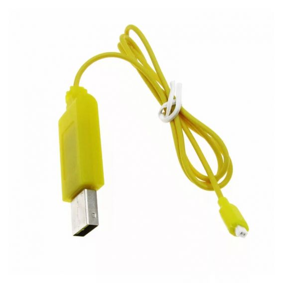 Зарядний USB кабель для гелікоптера Syma S105 / S107 Жовтий