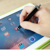 Стілус універсальний / Стілус ємнісний з отвором для кріплення / Стілус для сенсорного екрану / Чорний