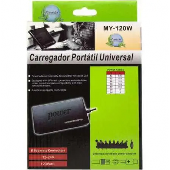Універсальний блок живлення JY-120W з регулюванням 12-24V (8 насадок)