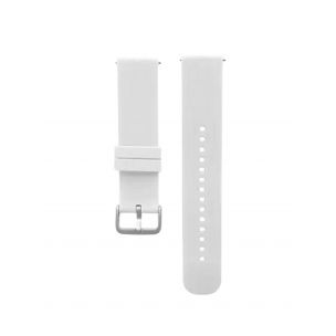 Ремешок силиконовый для умных часов / 18 мм. / Белый