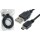 Кабель Mini - USB для плееров, колонок, видеорегистраторов / 3 метра / Черный
