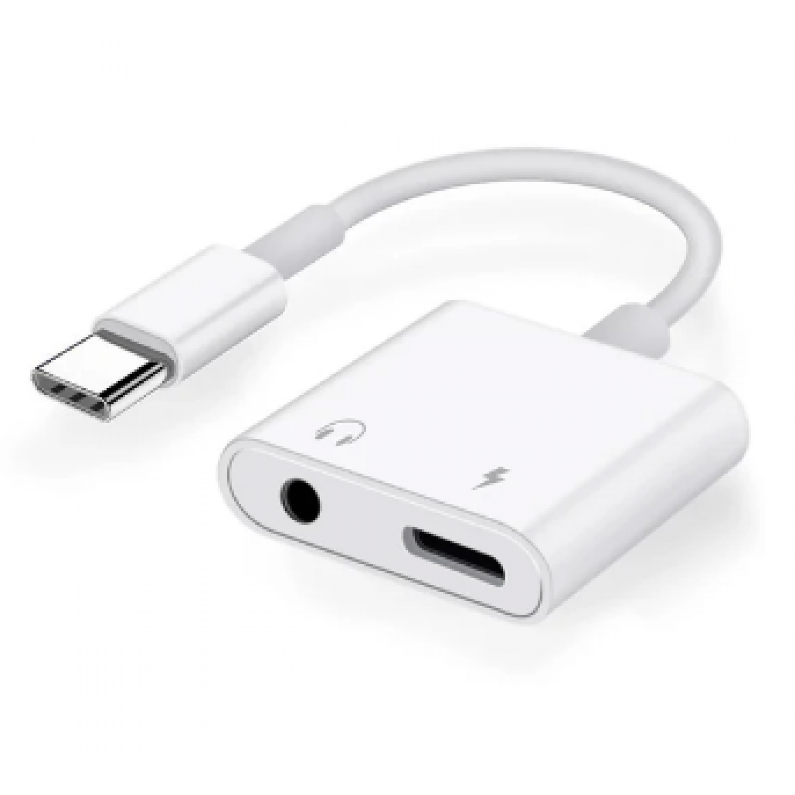 Google Pixel 3a 本体 ホワイト　USB-Cアダプター付き Перехідник 2-в-1 Type-C на 3.5 мм + зарядка (DAC) для Google Pixel