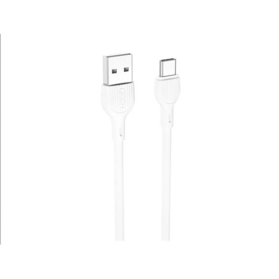 Кабель Type-c - USB XO-NB200 для смартфонів Xiaomi Redmi Note 8 \ Xiaomi Redmi Note 8 Pro \ 1 метра \ Білий
