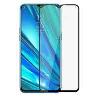 Загартоване захисне скло на Oppo A12 / Чорна рамка