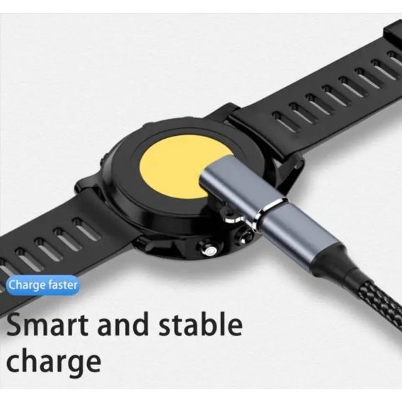 Перехідник Lightning (iphone) - Garmin (кутовий) для зарядки годинників Garmin