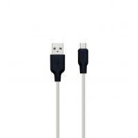 Кабель USB Hoco X21 Silicone Micro \ 1 метр \ Білий