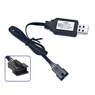 Кабель USB 7.4V (4 контакта) для зарядки машинки на пульте