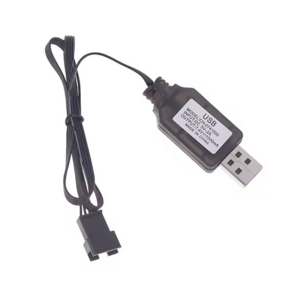 Кабель USB 7.4V (4 контакти) для зарядки машинки на пульті