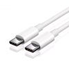 Кабель Type-C to Type-C 6A PD (1.3 м) для швидкої зарядки Білий