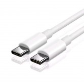 Кабель Type-C to Type-C 6A PD (1.3 м) для швидкої зарядки Білий