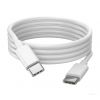 Кабель Type-C to Type-C 6A PD (1.3 м) для швидкої зарядки Білий
