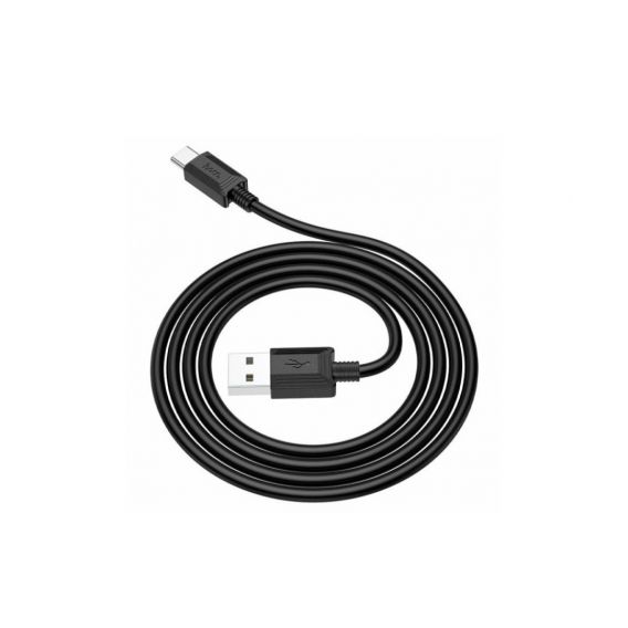 Кабель Hoco. X73 / Type-C - USB для смартфонів / Швидка зарядка 3 ампера / 1 метр / Чорний