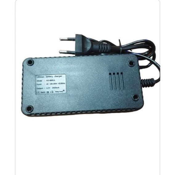Заряджання для акумулятора HD-8991A / Зарядний пристрій 2 акумулятори. 14500/1634018560/26650 / Чорна