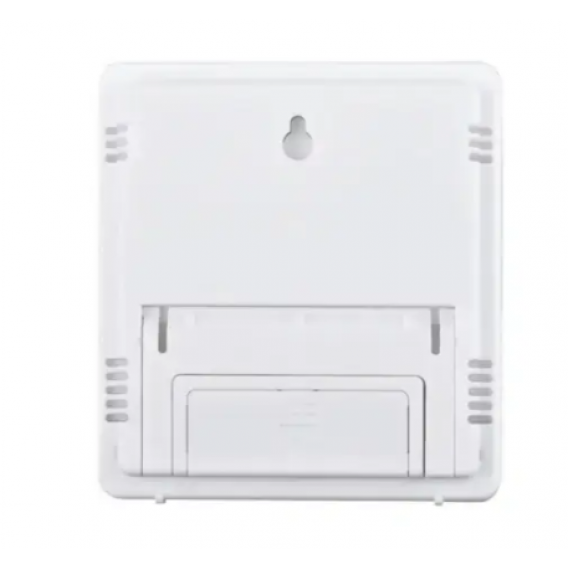 Термометр - гігрометр HTC-1 / Годинник настільний з гігрометром і термометром / Білий