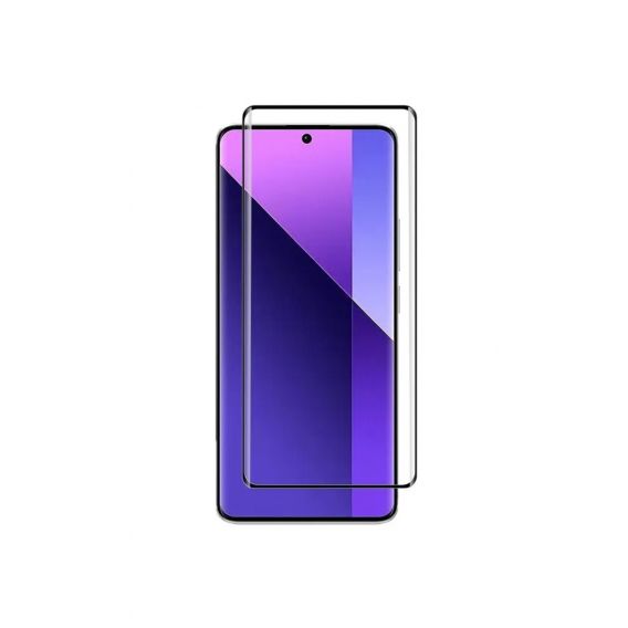 Захисне скло для Xiaomi Redmi Note 13 Pro Plus 5G (Чорна рамка)