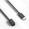 Магнітний Type-c кабель для заряджання фітнес браслета Xiaomi Mi Band 10 / 60 см. / Чорний