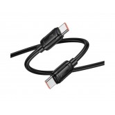 Кабель Hoco. X83 / Type-C - Lightning / для смартфонов / PD20W / 1 метр / Черный Кабель Hoco. X83 / Type-C - Lightning / для смартфонов / PD20W / 1 метр / Черный
