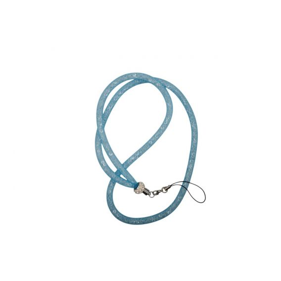 Шнурок на шию для телефону / Блакитний