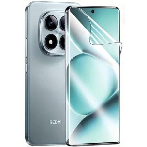 Гідрогелева захисна плівка для смартфону Xiaomi Redmi Note 14 Pro (4G, 5G) / Прозора