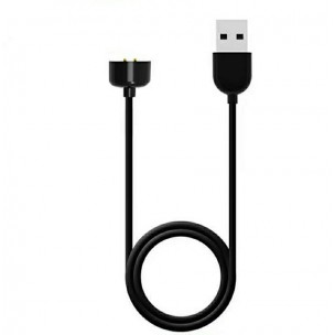 Магнітний USB кабель для фітнес браслета Mi Band 5 Чорний