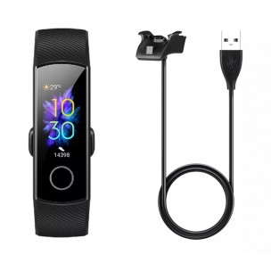 Зарядний USB кабель для браслета Huawei Band 2 pro /  Huawei Band 3 pro / 100 см. Чорний