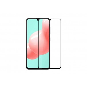 Загартоване захисне скло на Samsung Galaxy A41 (2020) / Чорна рамка