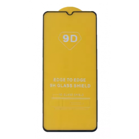 Загартоване захисне скло на смартфон Samsung A04S / Чорна рамка