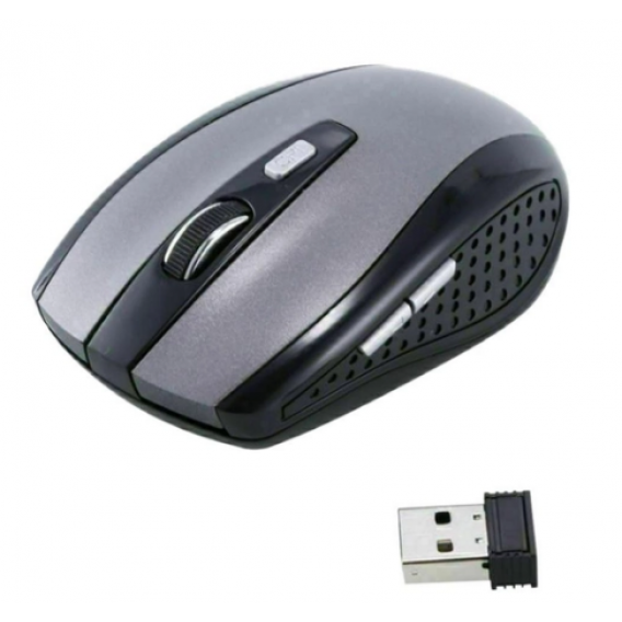 Бездротова мишка Wireless Mouse G-109 / Комп'ютерна мишка бездротова 2.4GHz / Чорний-Сірий