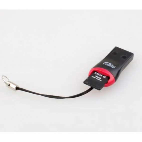 Адаптер, Картридер USB microSD. Перехідник для читання карт пам'яті microSD.
