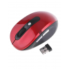 Бездротова мишка Wireless Mouse G-108 / Комп'ютерна мишка бездротова 2.4GHz / Чорно-Бордова