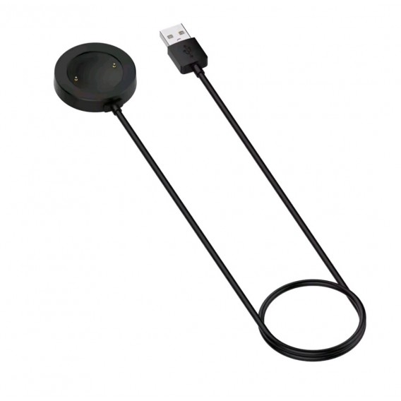 Магнітний USB кабель на смарт-годинник Honor Watch 5, GS4 / 100 см. / Чорний