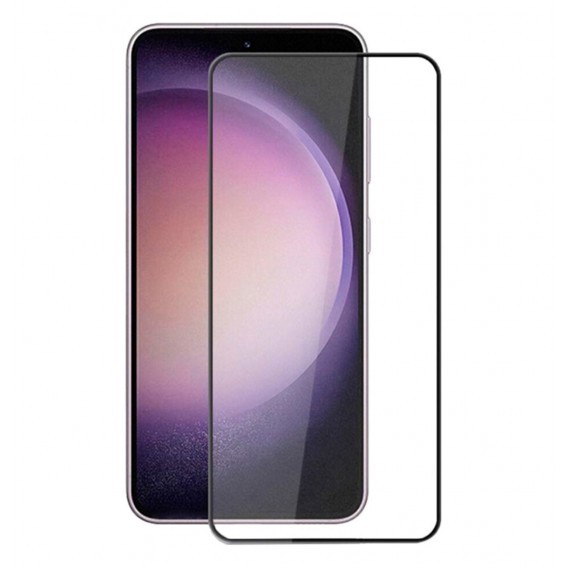 Загартоване захисне скло на смартфон Samsung Galaxy A36 / Чорна рамка