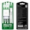 Зарядка USB Hoco C81A з кабелем Type-c \ 5V 2.1 А \ Білий