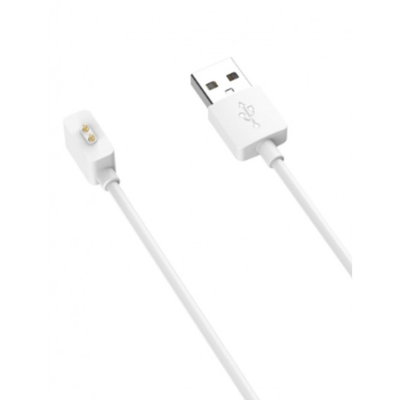 Магнітний USB кабель для зарядки фітнес браслета Xiaomi Mi Band 10 \ 60см. \ Білий