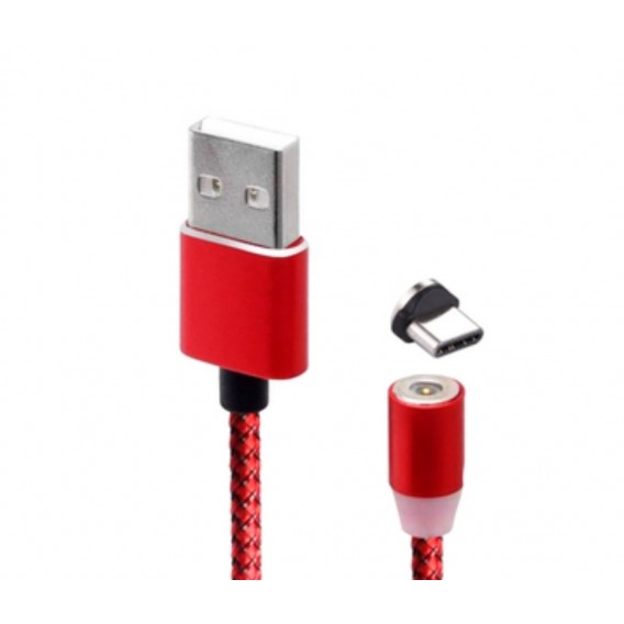 Магнітний кабель X-Cable Type-c Круглий \ Червоний