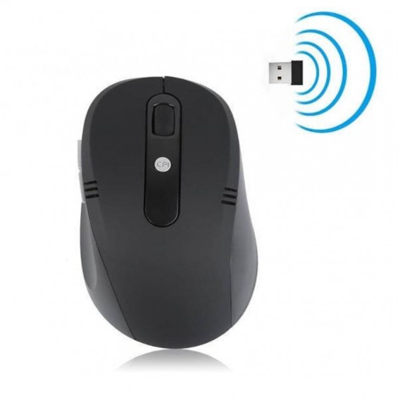 Бездротова мишка Wireless Mouse G-108 / Комп'ютерна мишка бездротова 2.4GHz / Чорний- Темно Сірий
