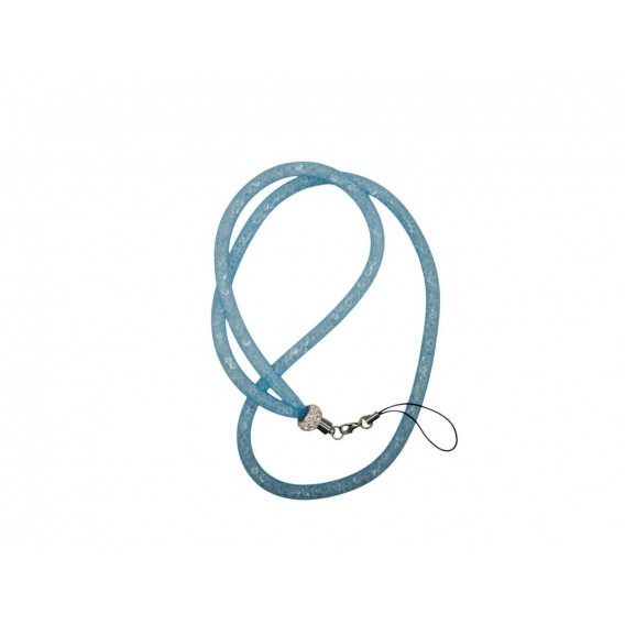 Шнурок на шию для телефону / Блакитний