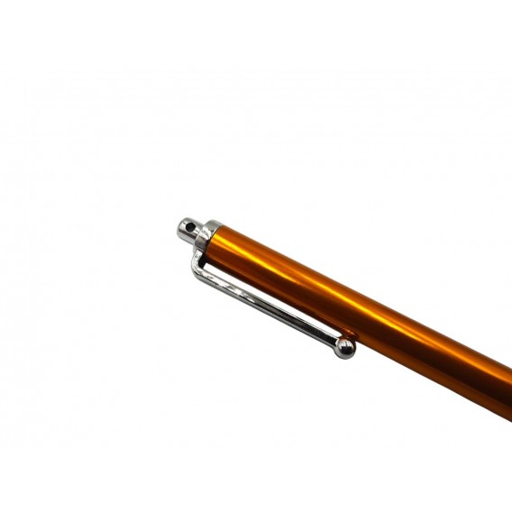 Стилус універсальний ємнісний з отвором для кріплення / Помаранчевий