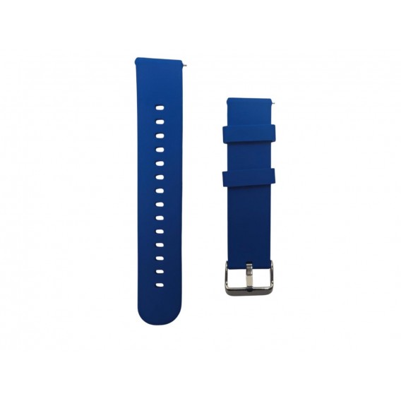 Ремінець силіконовий для розумних годинників / 20 мм. / Темно -Синій