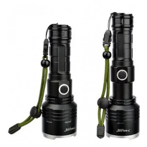 Світлодіодний ліхтарик BL-531-P90 / 1 шт. 26650 / зарядка mirco USB / Чорний