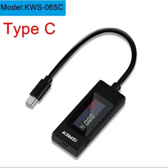 Type-C Тестер KCX-065C (4-30v) / Чорний