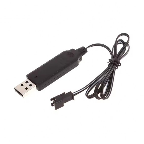 Кабель USB 3.7 вольт (2 контакти) для машинки на пульту