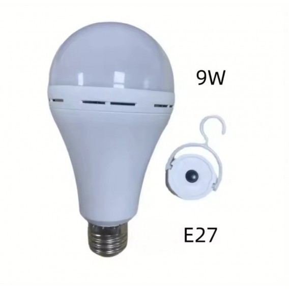 Світлодіодна лампочка LED bulb з 1 акумулятором в патрон Е27