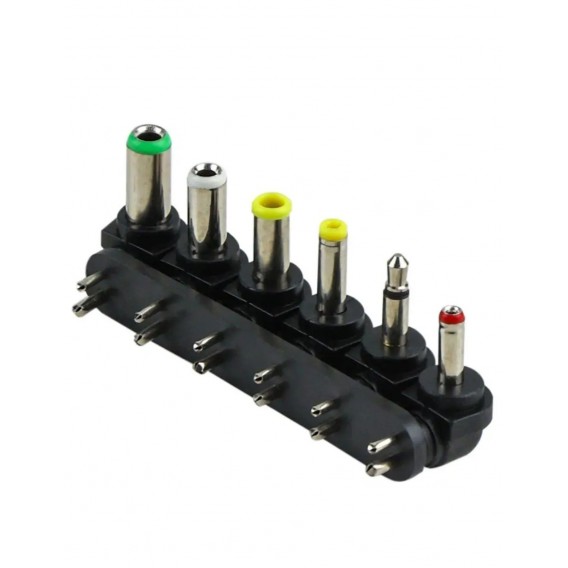 Зарядка універсальна 7 конекторів/3, 4.5, 6, 7.5, 9, 12 Вольт/100 см./Чорний