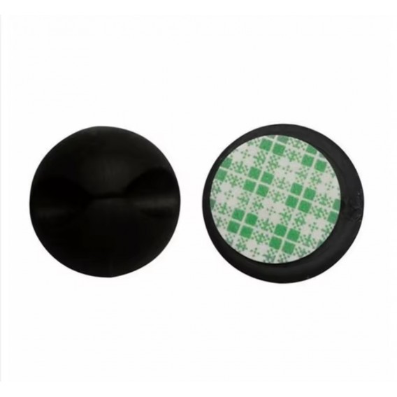 Органайзер силіконовий для кабелів на двосторонній стрічці / Чорний