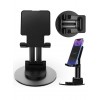 Тримач (підставка) для телефону. планшета настільний / Чорний