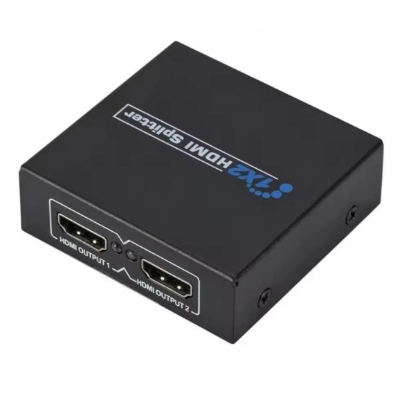 HDMI розгалужувач на 2 порти HDMI SPLITTER 1 in 2 / Чорний