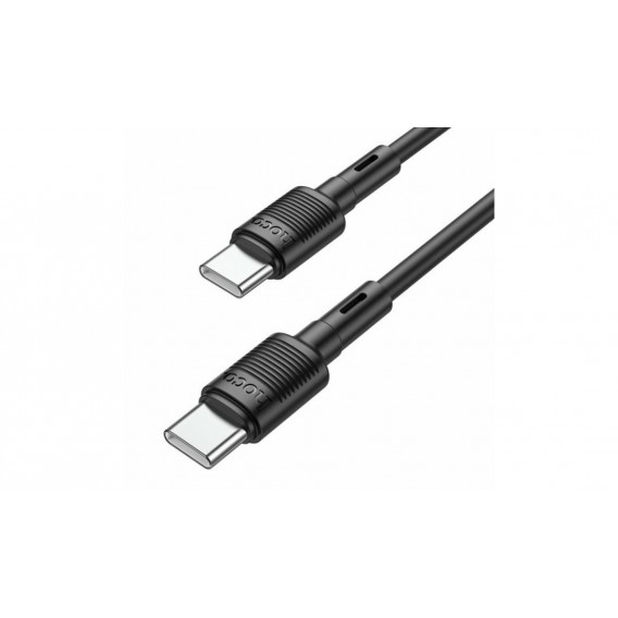 Кабель Hoco. X83 / Type-C на Type-C / для смартфонів / До 60 ват / 1 метр / Чорний