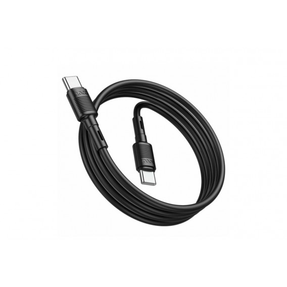 Кабель Hoco. X83 / Type-C на Type-C / для смартфонів / До 60 ват / 1 метр / Чорний